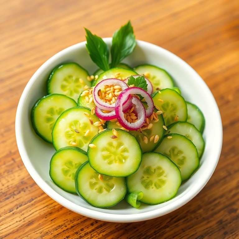 Sunomono Clássico com Pepinos Frescos
