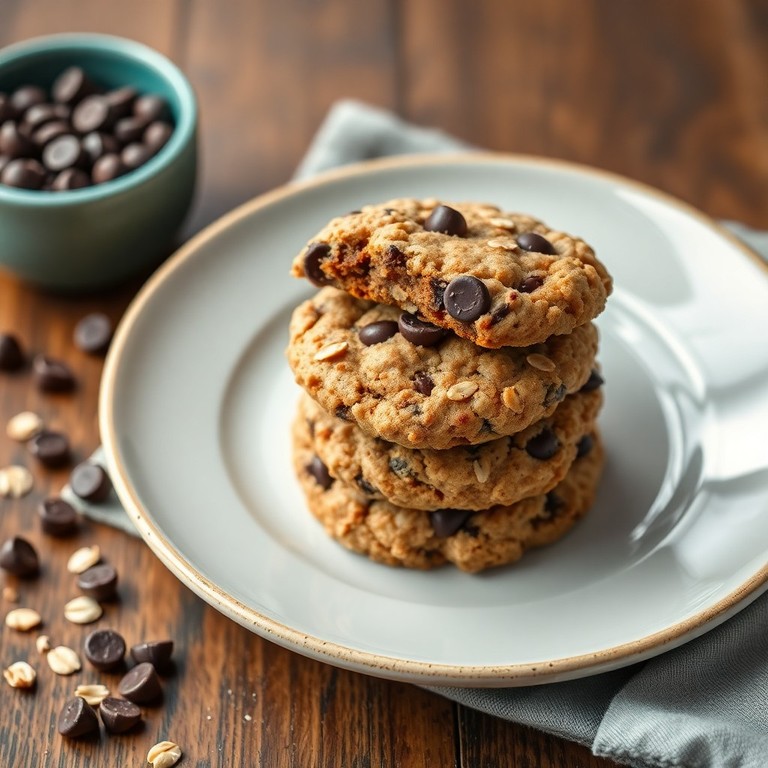 Süße Proteinbomben mit Erythrit und Schokoladenstückchen (mit fettarmem Joghurt und Weizenmehl)