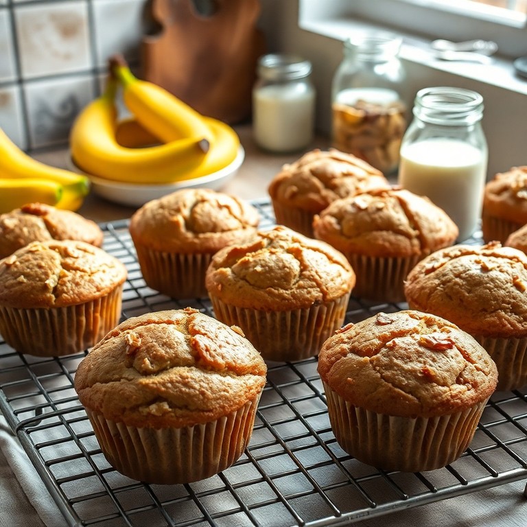 Muffins de Plátano Sin Gluten