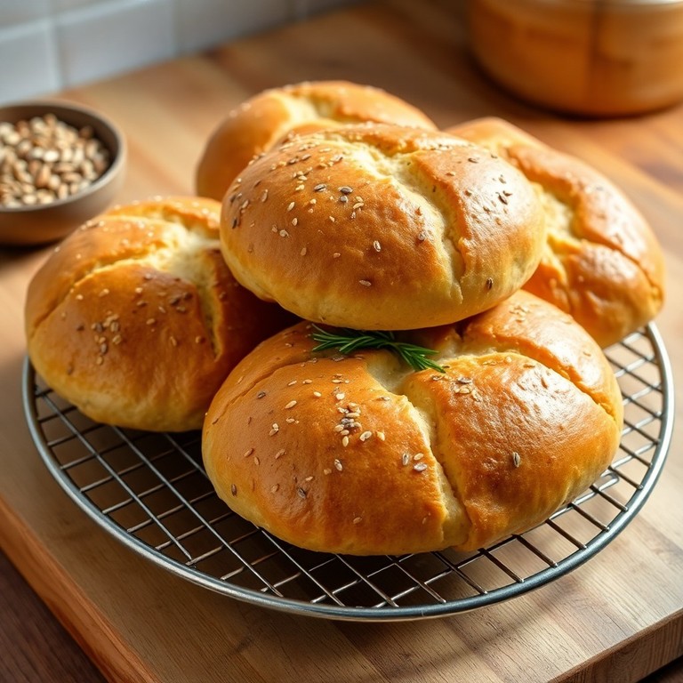 Pan de Hamburguesa Sin Gluten y Sin Azúcar