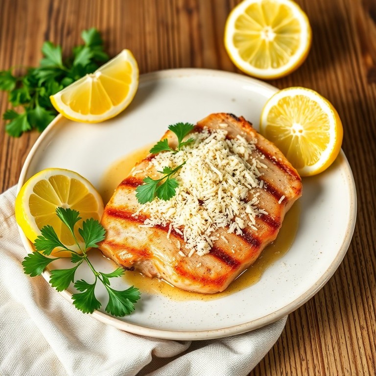 Lomo de Cerdo a la Plancha con Queso Parmesano
