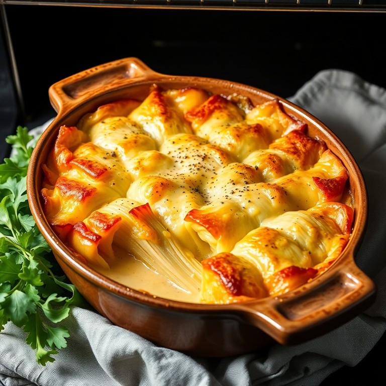 Gratin d'Endives au Jambon et Gruyère
