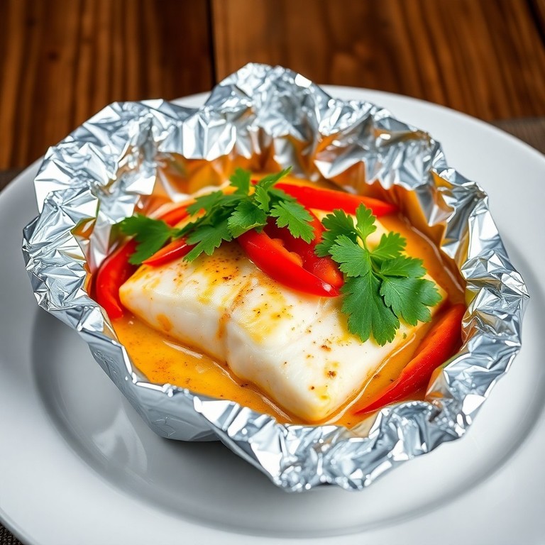 Moqueca de Pescado en Papel Aluminio