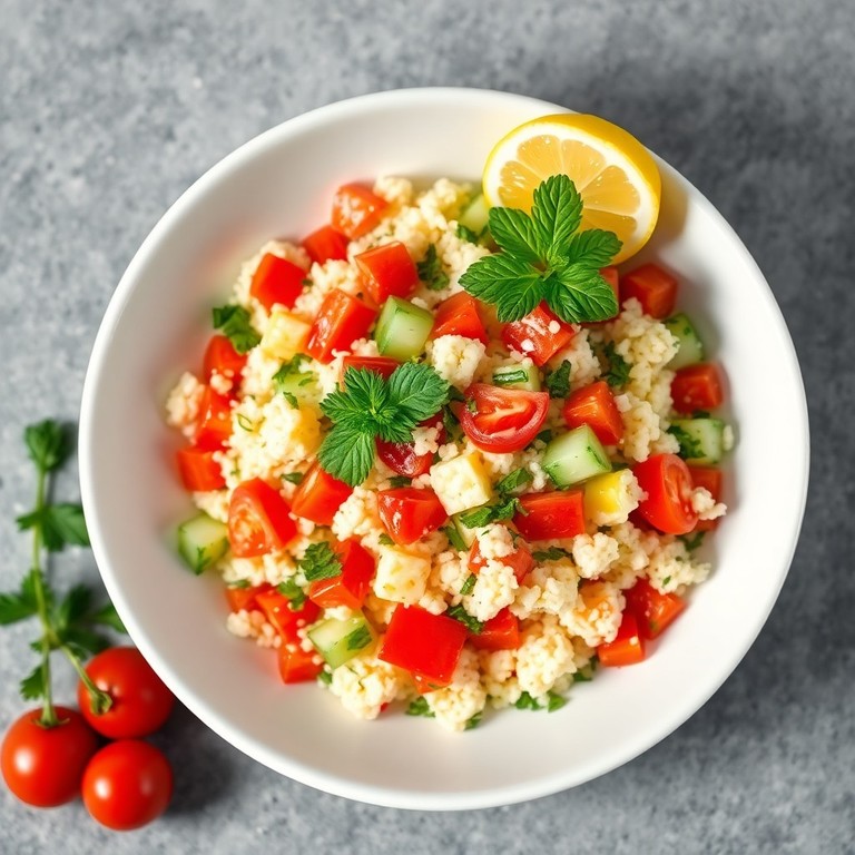 Tabulé de Coliflor Fresco