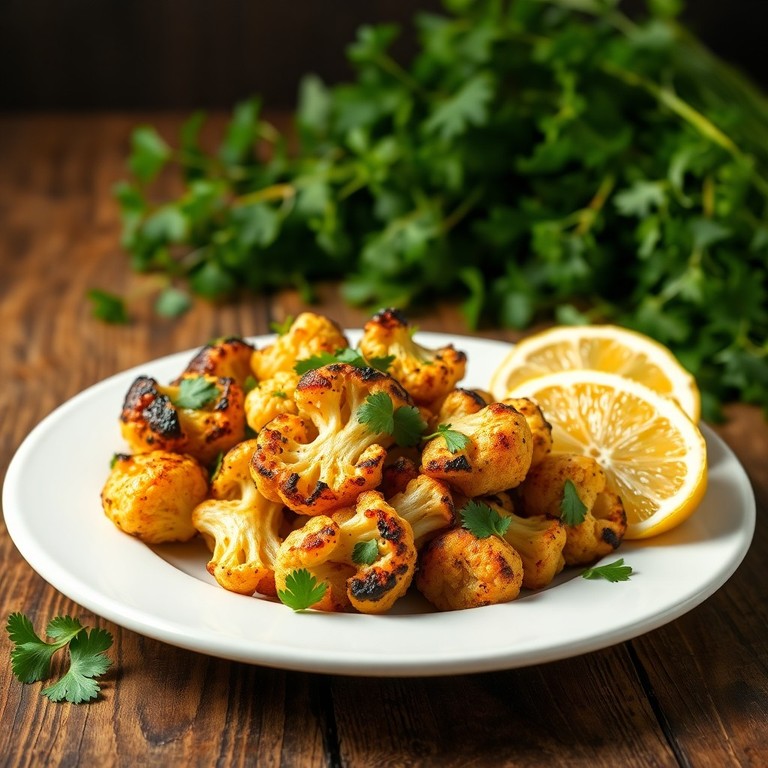 Coliflor a la Parrilla con Especias Árabes