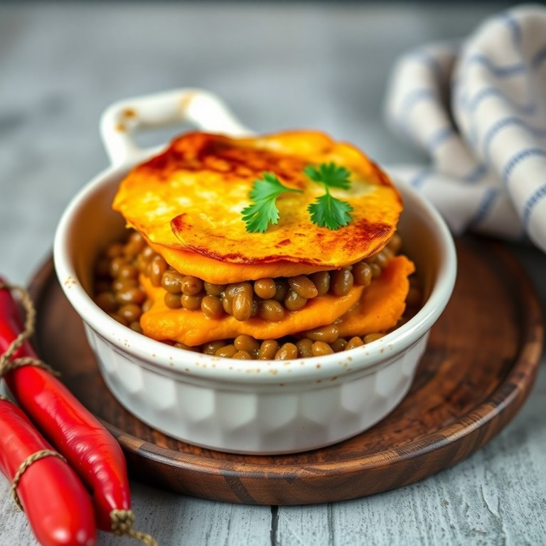 Escondidinho Vegano de Calabaza y Lentejas