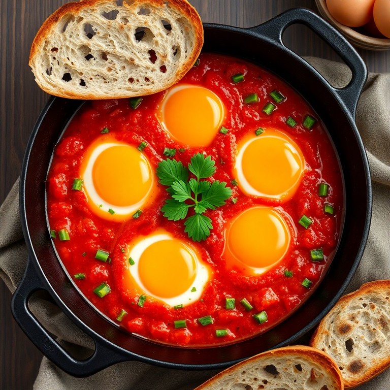 Shakshuka con Especias Aromáticas