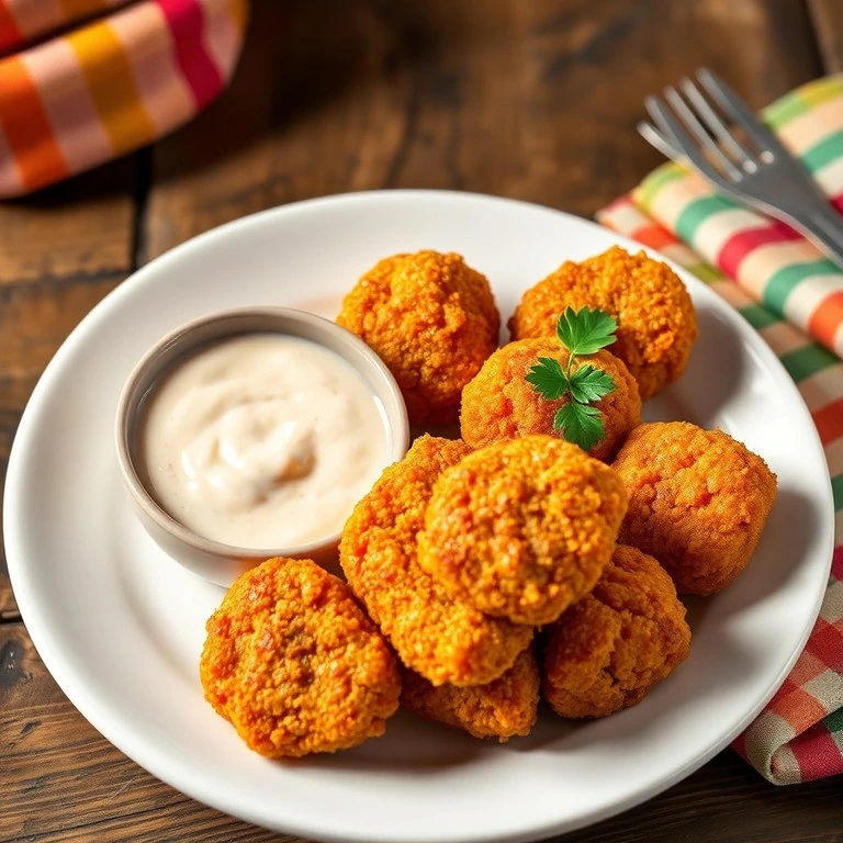 Nuggets de Peixe e Batata Doce