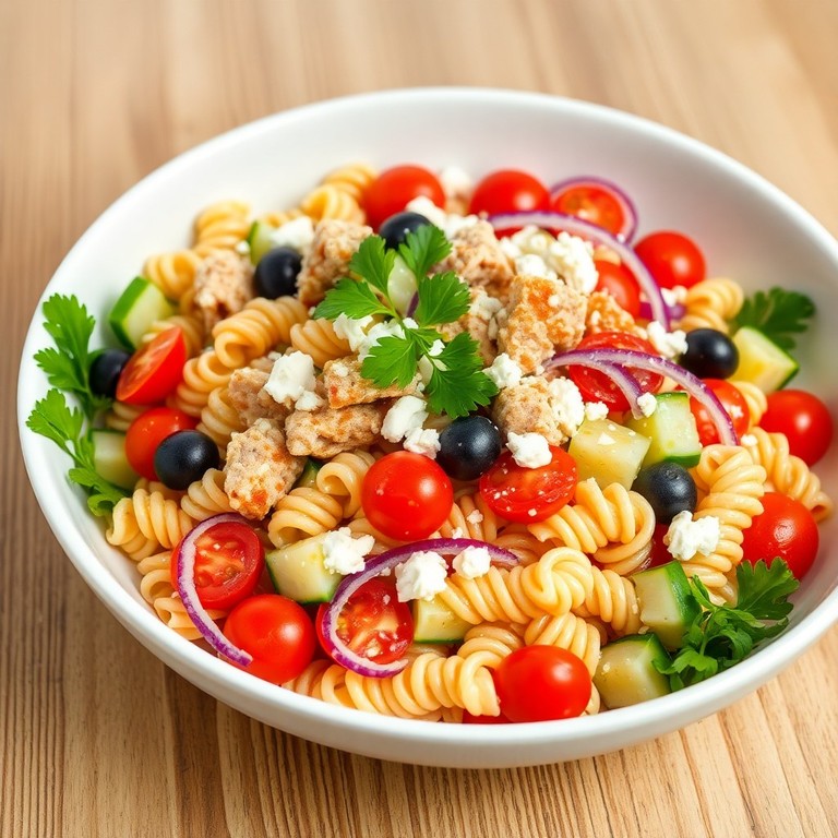 Mediterranean Tuna Pasta Salad