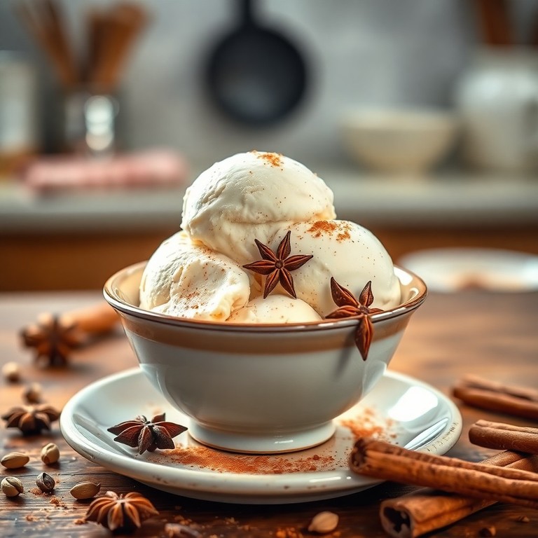 Helado de Chai Latte Delicioso