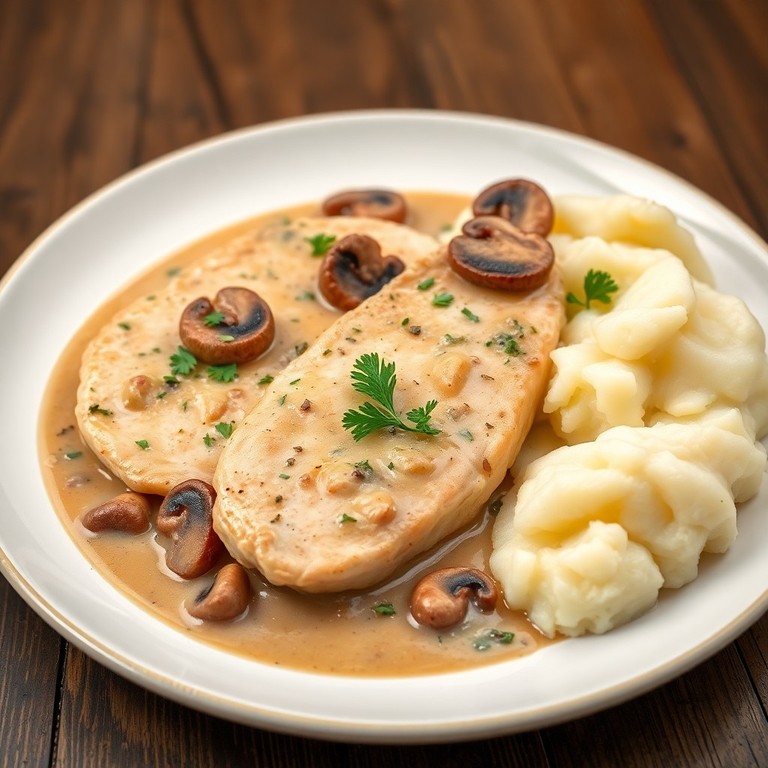 Éscalope de Poulet à la Fricassée
