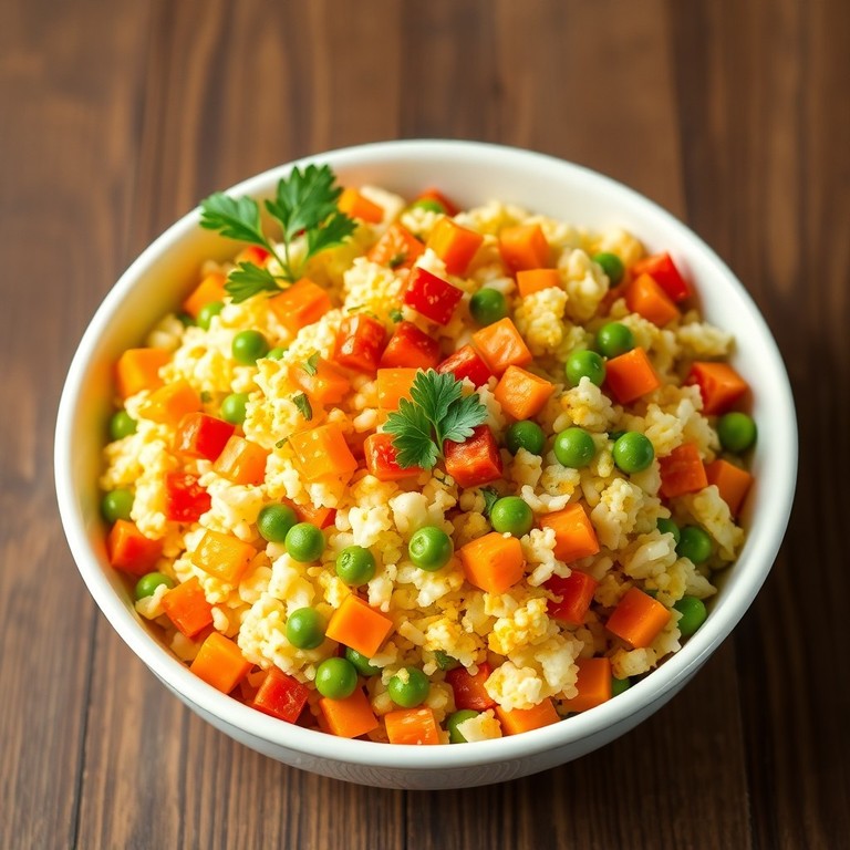 Arroz de Couve-Flor Colorido