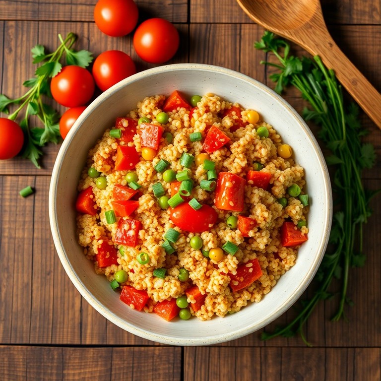 Jambalaya Vegano con Quinoa