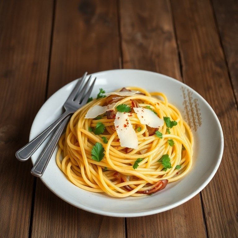Garlic and Onion Spaghetti Aglio e Olio