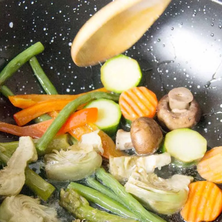 Fundamentos de Cocina - Rehogar (Vegetales)