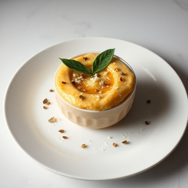 Purée d'Igname au Beurre Noisette et Sauge