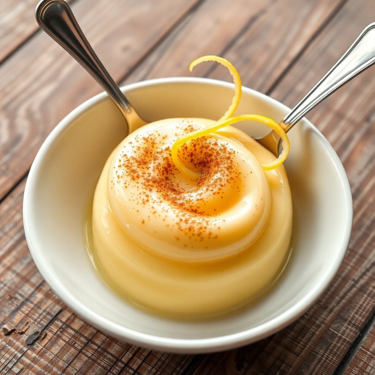 Natillas Caseras con Toque de Limón