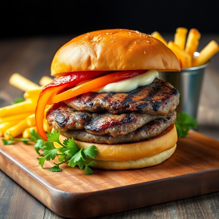 Hambúrguer Rústico Defumado