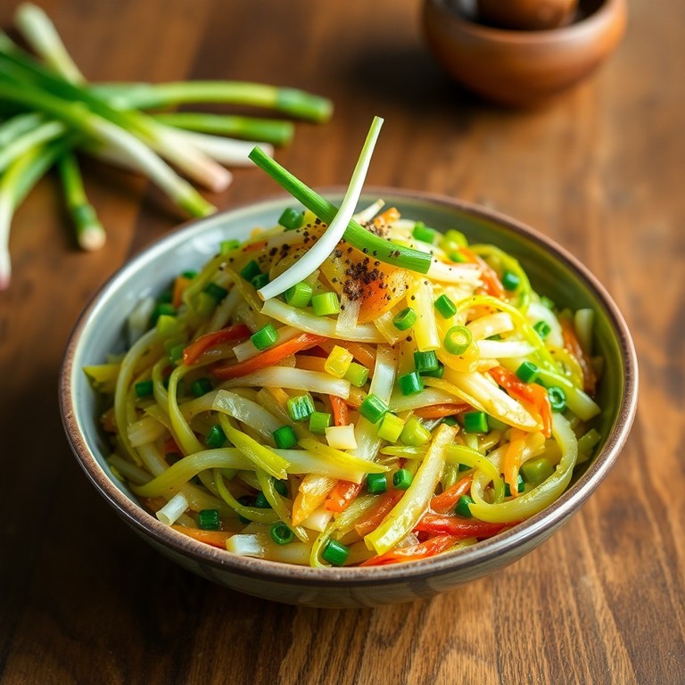Garlic-Vinegar Glazed Chinese Cabbage Stir-Fry
