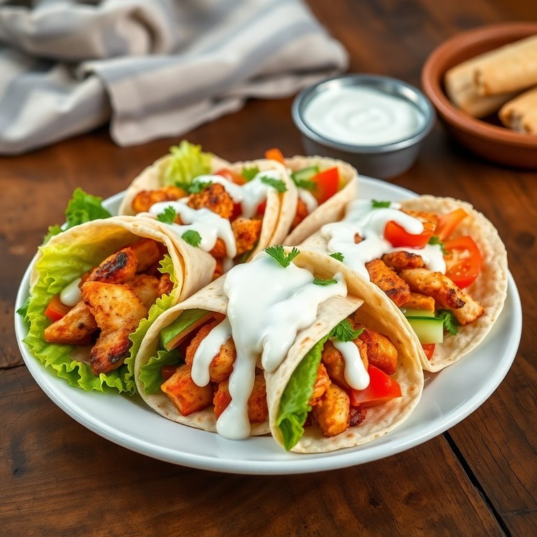 Türkische Döner-Wraps