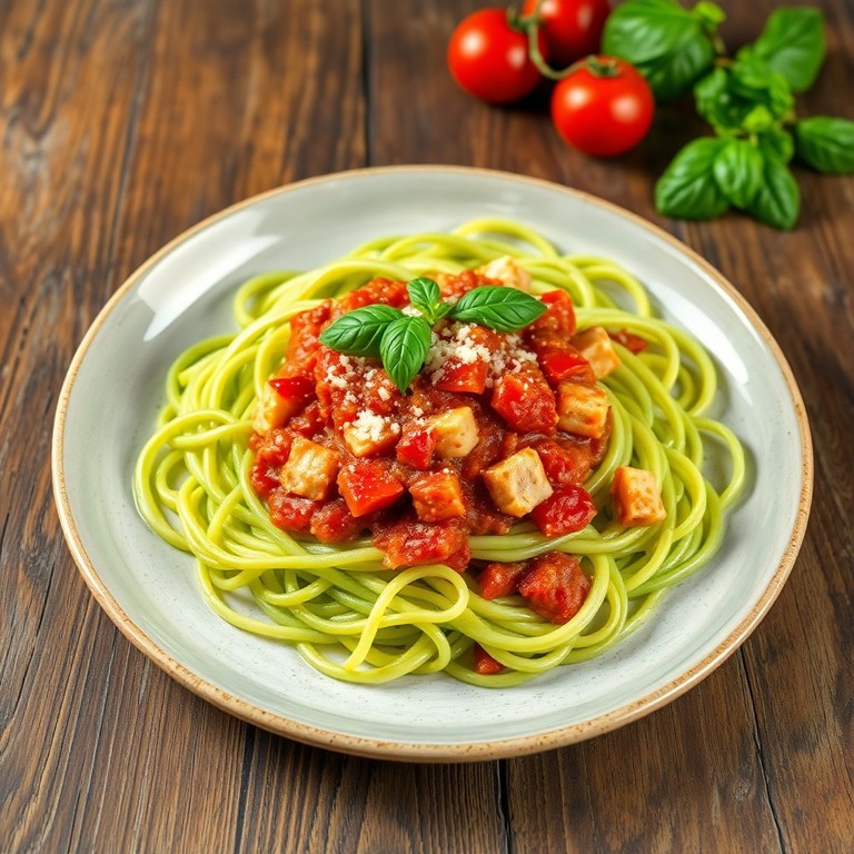 Espaguetis de Chayote con Boloñesa Light sin Gluten ni Azúcar