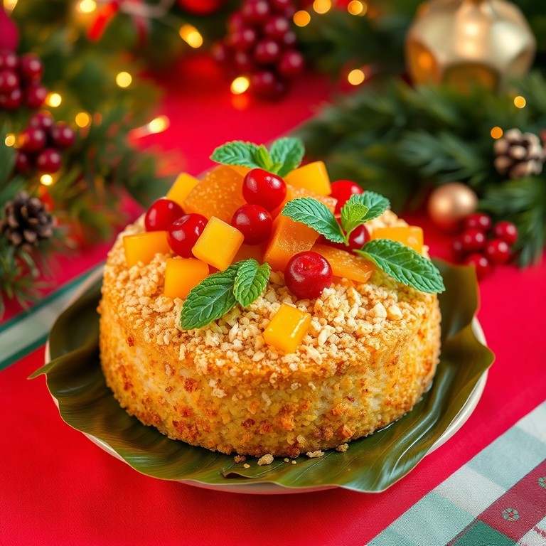 Christmas Candied Fruit Biko