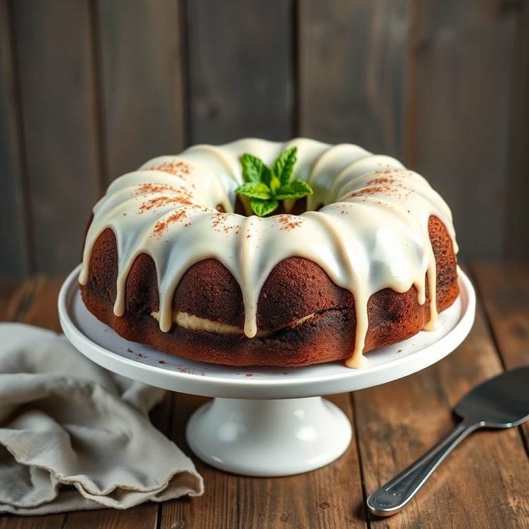 Chocolate Vanilla Swirl Bundt Cake