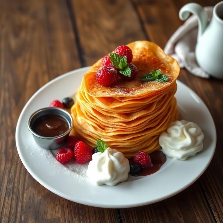 Crêpes Nature Simples à la Française