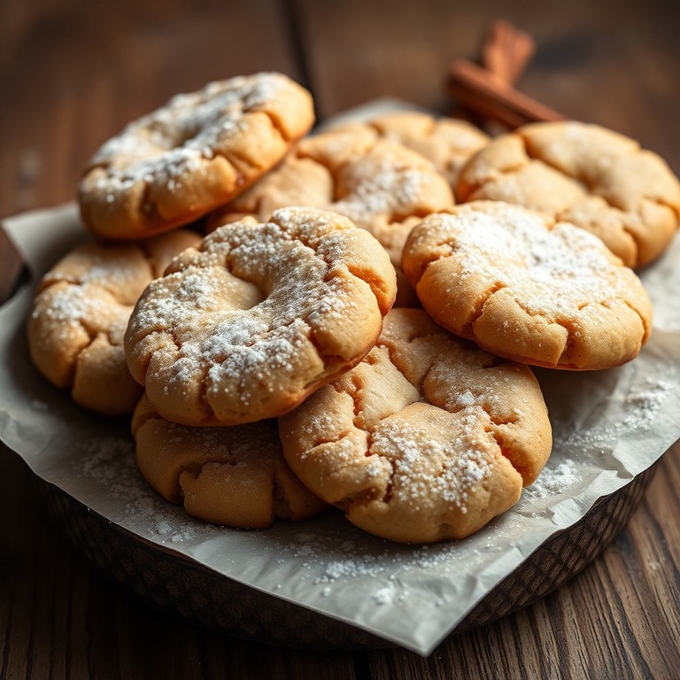 Bolinhos de Amendoim Moído com Cravo e Canela