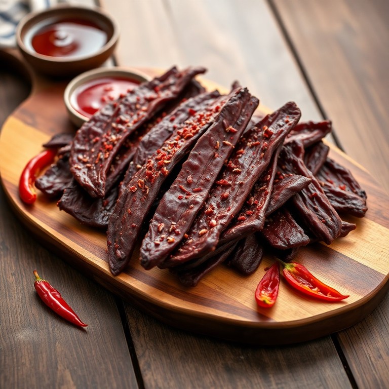 Spicy Teriyaki Ground Beef Jerky Sticks