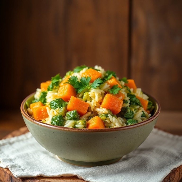 Spinat-Reis-Curry mit Karotten und Kokosmilch ohne Ingwer - Mr. Cook