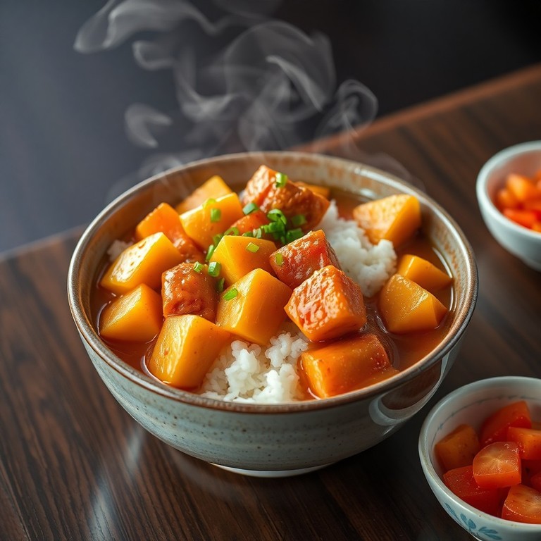 Geleneksel Japon Tavuk Köri (Ev Yapımı Roux ile)
