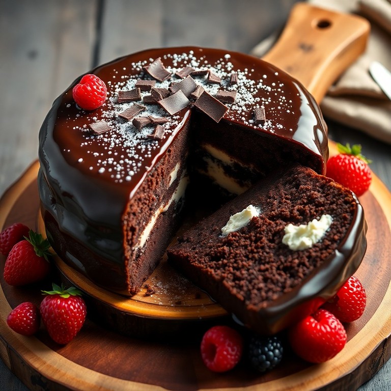 Шоколадный Кекс с Творогом и Сметаной