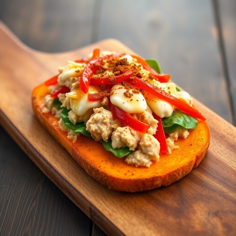 Carrot Toast Tuna Melt with Sauerkraut