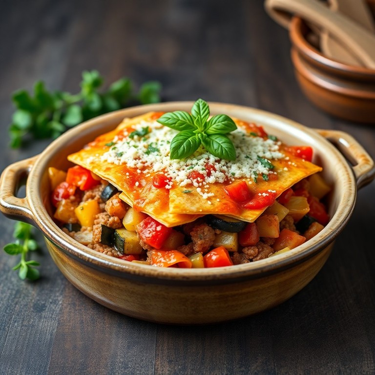 Mediterrane Gehakt-Tortilla Ovenschotel