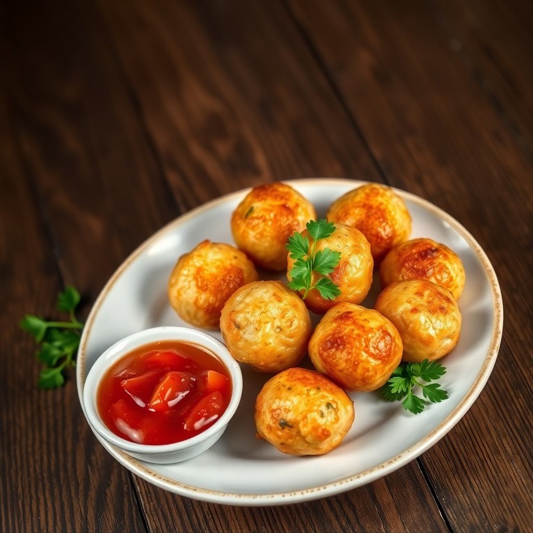 Polpette di Baccalà alla Spagnola con Salsa Brava