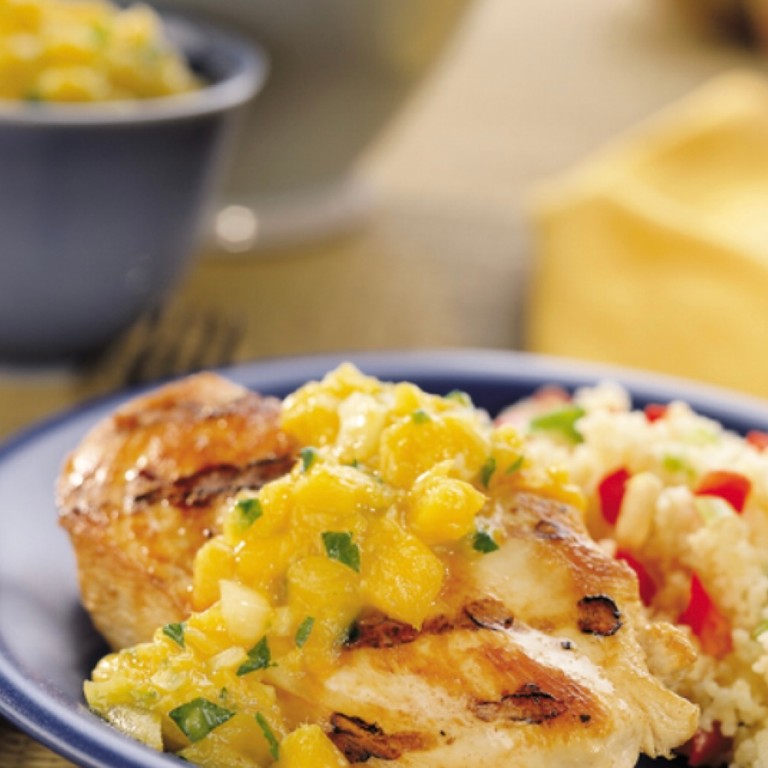 Grilled Chicken With Mango Salsa