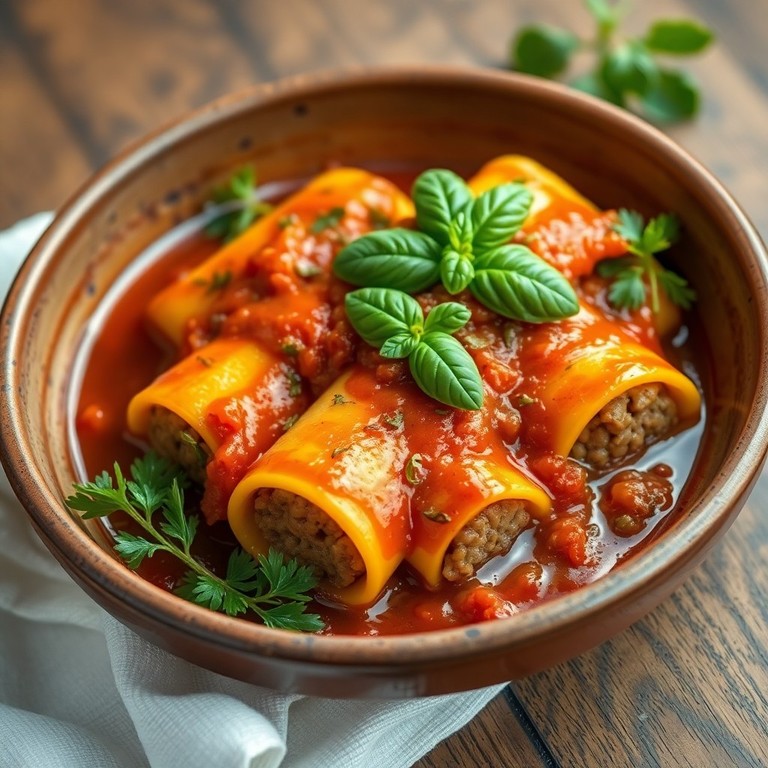 Linsen-Cannelloni 'Dolce Vita'