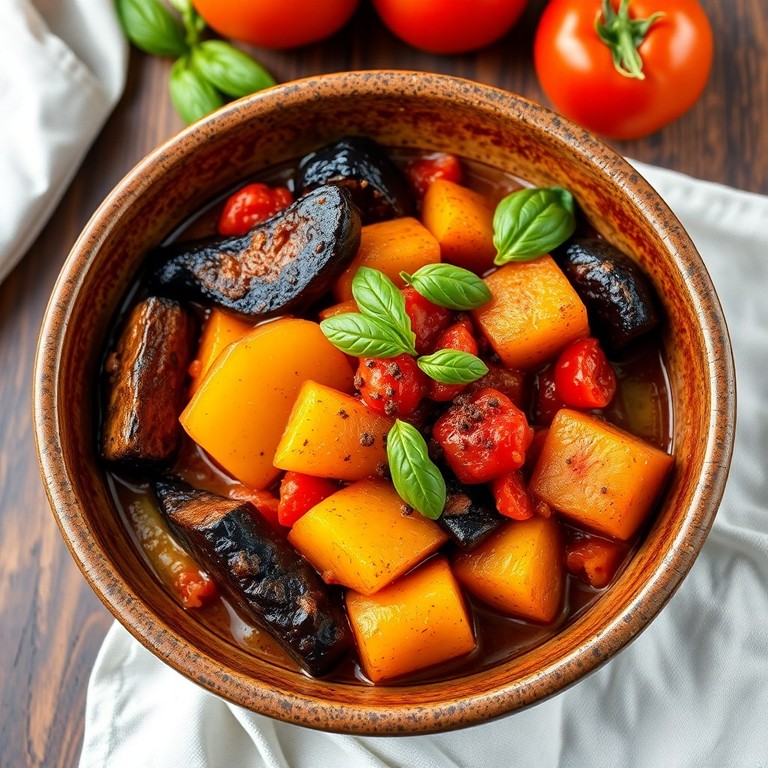 Ratatouille Fumée aux Trois Légumes