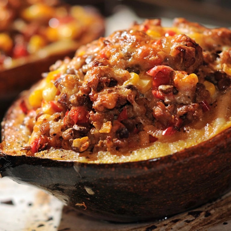 Herb Stuffed Squash
