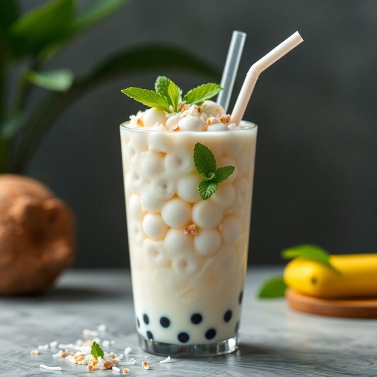 Perles du Japon au Lait de Coco Style Bubble Tea