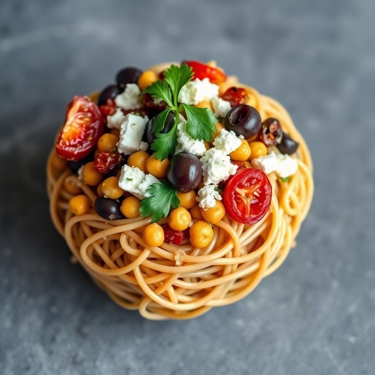 Spicy Mediterranean Soba Bowl