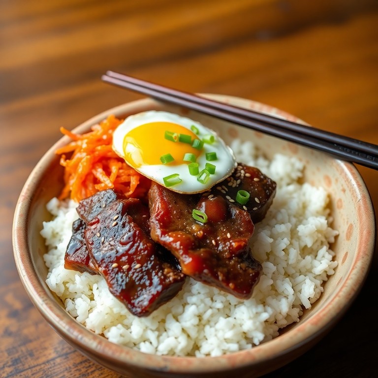 Korean BBQ Beef Bibimbap Bowl
