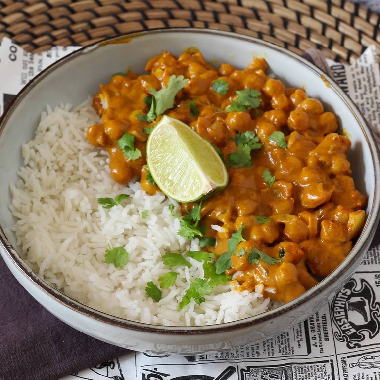 Curry de garbanzos