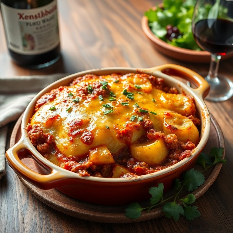 Gratin de Pommes de Terre à la Bolognaise Maison