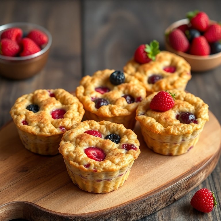 Baked Protein Oatmeal Cups