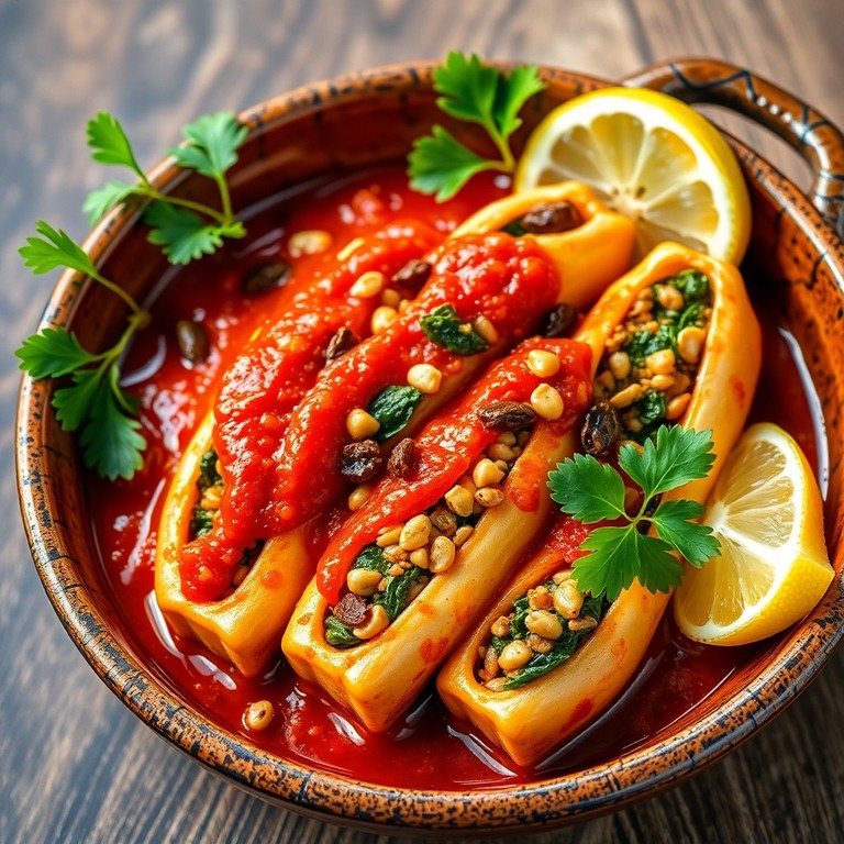 Calamares Rellenos a la Mediterránea