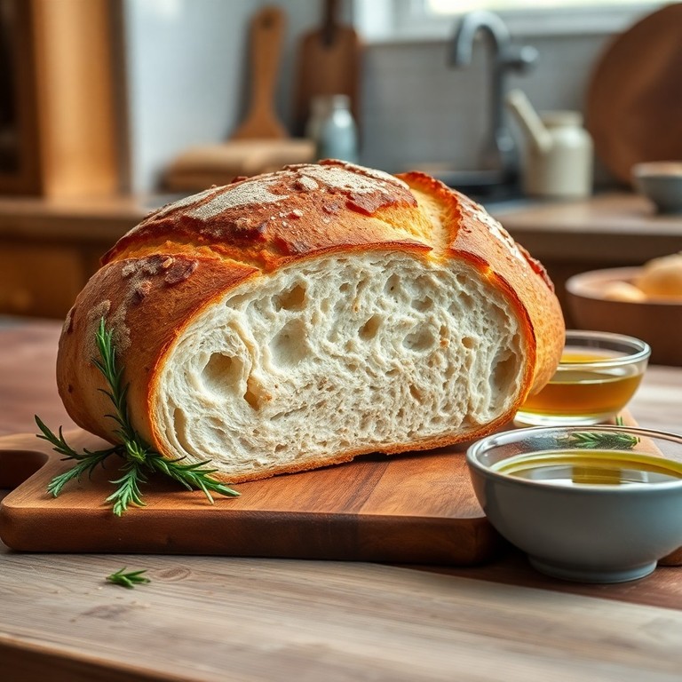 Pão Caseiro de Fermentação Natural