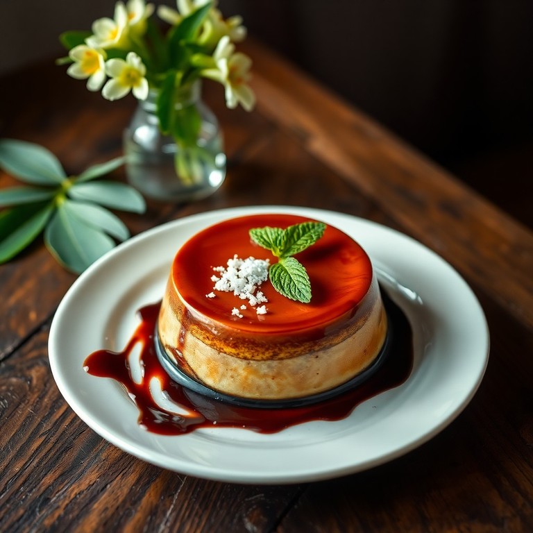 Flan Coco-Cacao à la Vanille