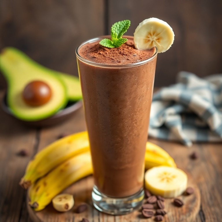 Chocolate Avocado Power Smoothie